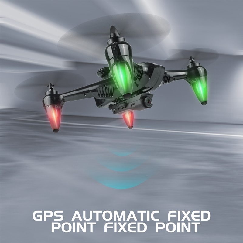 Quadcopter mit Automatischer Rückkehr, Weitwinkel Kamera 5G WiFi FPV Dual GPS 720P/1080P Drohne